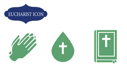 Eucharist Icon Vector