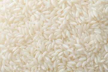 Texture of plain white rice grains
