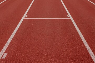Texture background of a rubber running track surface