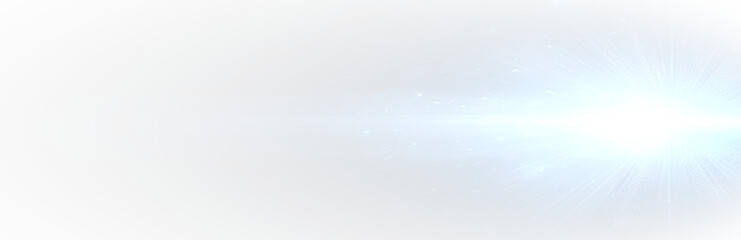 Neon Light Flare with Burst Explosion and Sparkle PNG Element
