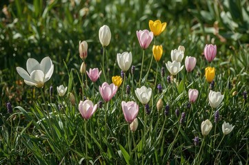High-Resolution Photos of Magnolia, Buttercup, Cherry, Apple, and Lavender Spring Flowers