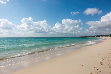 Fototapeta premium Sandown on a Coastal Island