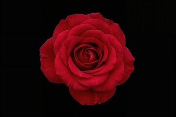 Crimson bloom against dark backdrop, floral design, female, texture, standalone, natural beauty, affection, celebration, female child