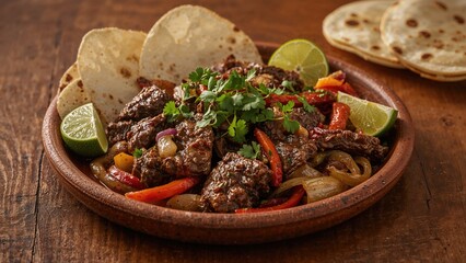 Savory Beef Fajitas Dish