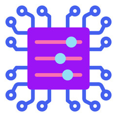 Naklejka premium Model Tuning Icon