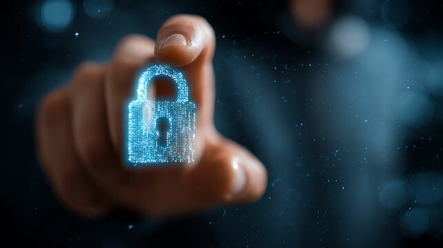 Protecting data cybersecurity strategies global tech hub digital security online environment close-up view awareness campaign