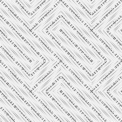 Halftone vector background. Monochrome halftone pattern. Abstract geometric dots background. Pop Art comic gradient black white texture. Design for presentation banner, poster, flyer, business card.