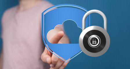 Protecting your cloud data with advanced security measures.  Ensuring privacy and safety.