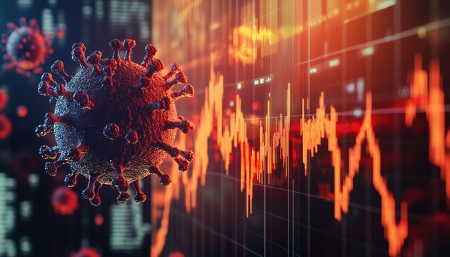 Global Stock Exchanges Plunge As Coronavirus Crisis Wreaks Havoc On Economy. The Stock Market Crumbles Amid Global Virus Outbreak.