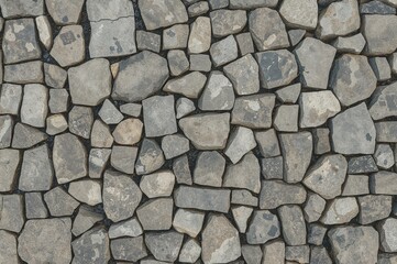 Obraz premium Scenic view of textured natural rock formations