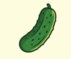 Pickle cruvel hand drawing  illustration