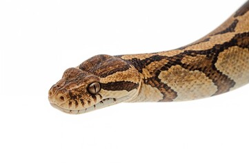Fototapeta premium Wild python snake in natural habitat
