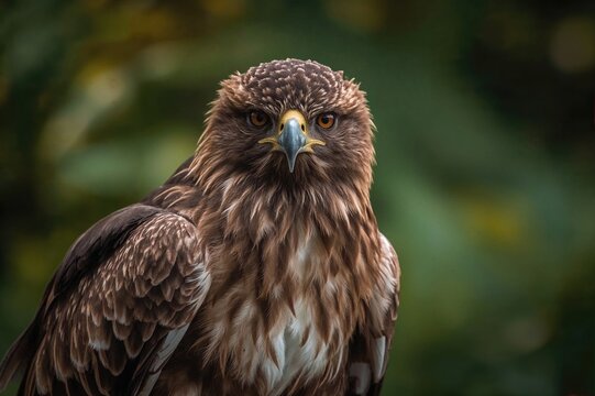 Protected eagle species native to the island of Java