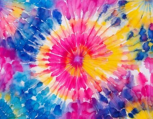 Blue Watercolor Fashion Spring Ink Tie Dye Dirty Ink Watercolor. Trendy Watercolour