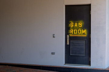 Gas Room Door for a Hotel Building