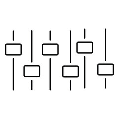 mastering icons. simple line vector