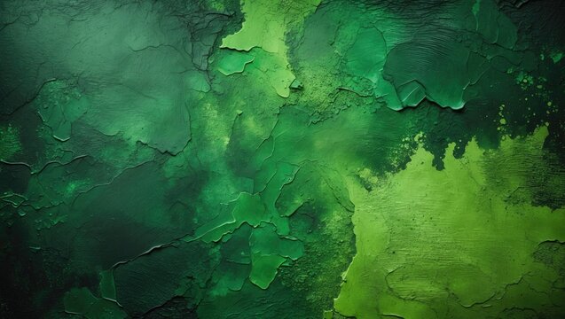 Bi-tone green surface with textured finish