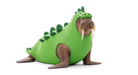 Walrus Dressed Dinosaur Halloween Costume