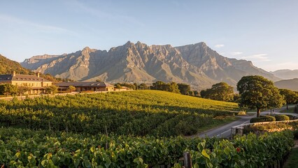 Vineyard regions and hilly rural landscapes