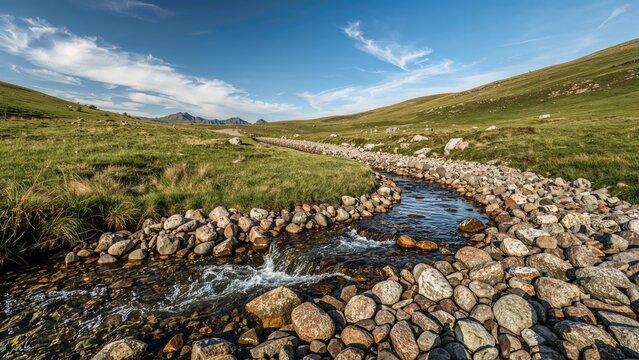 Snaking Little River - Powered by Adobe