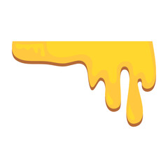 Honey Dripping Vector Illustration