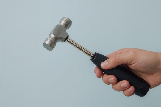 Using a reflex hammer to assess nerve function and tendon response