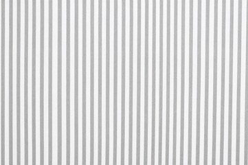 Obraz premium Gray and white striped textile surface with empty area for text. Fabric suitable for shirts, tablecloths, clothing, and upholstery featuring a traditional linear design. Suitable as a backdrop or