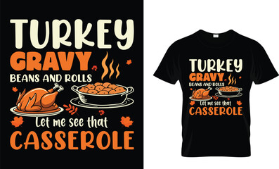 Thanksgiving Day T-Shirt Design (turkey)
