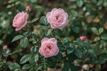 Obraz premium The elegance of pink roses