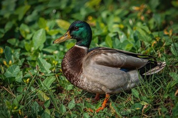 Fototapeta premium Mallard Duck from the Pacific Northwest