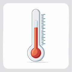 Simple Digital Thermometer Icon