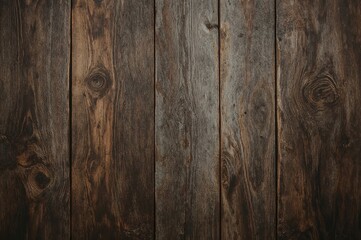 Obraz premium Natural dark wooden plank texture background with rustic pattern for design