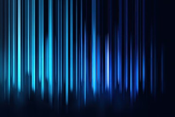 Abstract vertical light streaks in dark blue