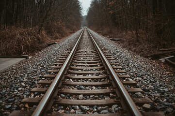 Obraz premium Vintage railway turnout