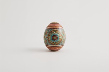 A single Easter egg displayed against a plain white background