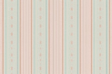 Seamless digital pattern design with pastel elegance and geo ethnic striped motifs