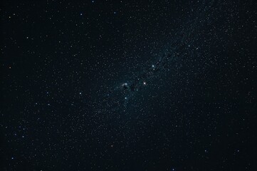 Constellation of a Polar Bear Against a Star-Filled Night Sky