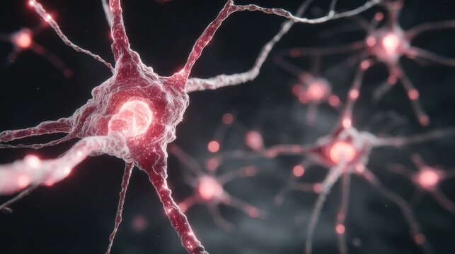Abstract dopamine concept visualizing pleasure reward system and human psychology