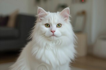Image of a pale-furred feline