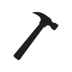 Claw Hammer Silhouette Icon