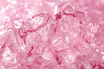 Fototapeta premium Soft focus background with beautiful pink stained glass texture