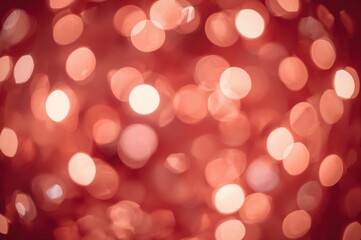 Fototapeta premium Festive holiday scene with colorful lights and decorations