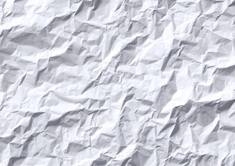 Wrinkled white paper texture