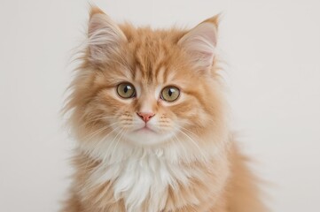 Obraz premium Close-up of an irresistibly charming kitten