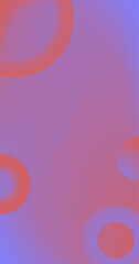 Pink Gradient abstract background with circles and Copy Space