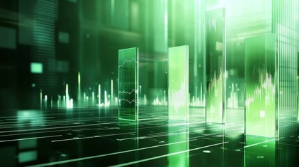 Financial background of green science and technology geometry