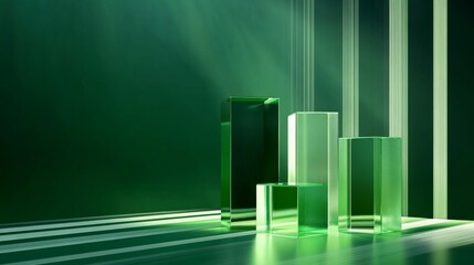 Financial background of green science and technology geometry