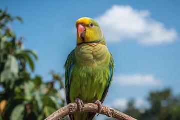 Fototapeta premium Colorful Bird in a Sunny Coastal Region