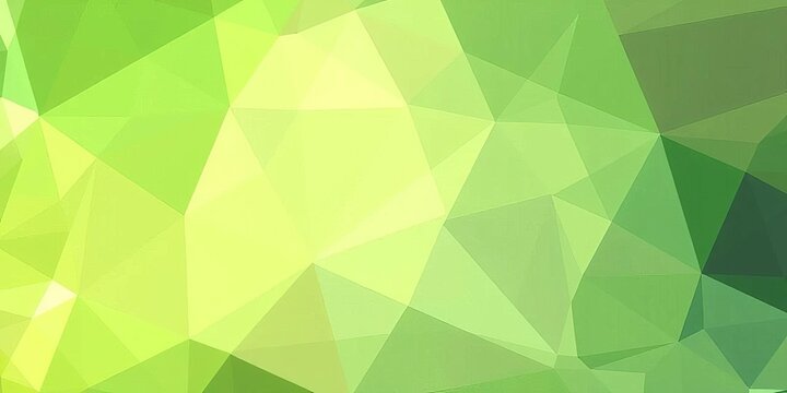 Abstract geometric background featuring overlapping translucent green triangles forming a vibrant, textured pattern,  fresh,  minimalist