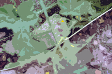  Beautiful Abstract art work with multiple colours 